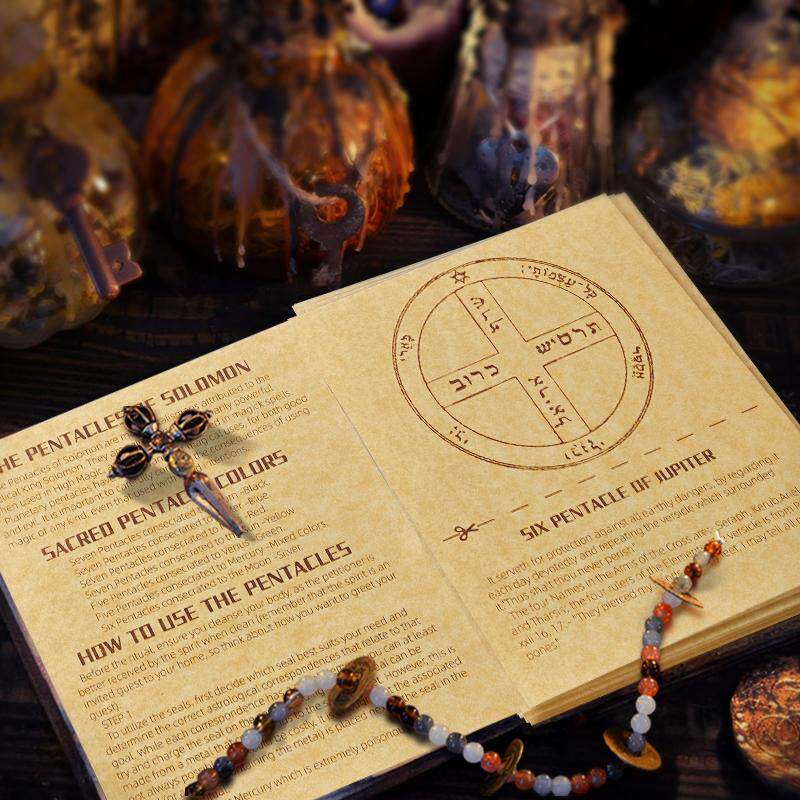 新款所罗门羊皮纸许愿书写愿望铭文纸：复古仪式感的浪漫许愿神器