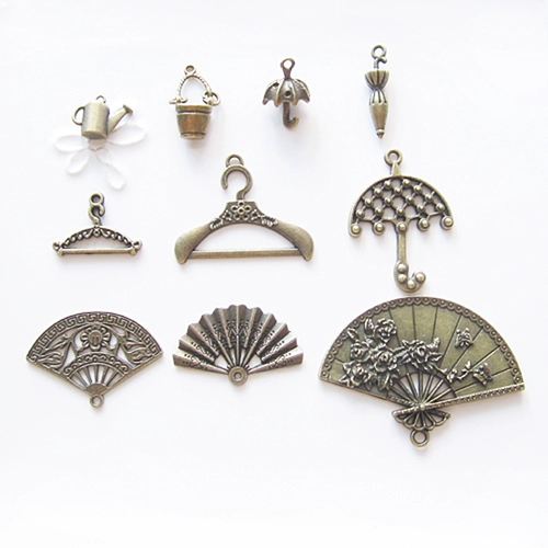 Ретро аксессуар ручной работы, бронзовые аксессуары, медная подвеска, вешалка, зонтик, «сделай сам»