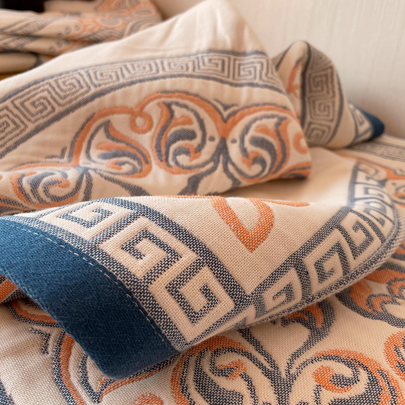 Exit UK original single pure cotton 6 layers gauze pillow towel pair with full cotton thickened pillow towel Lifelong Quality