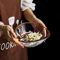 Net red glass fruit plate creative modern living room coffee table household snack plate candy plate fruit bowl light luxury wind