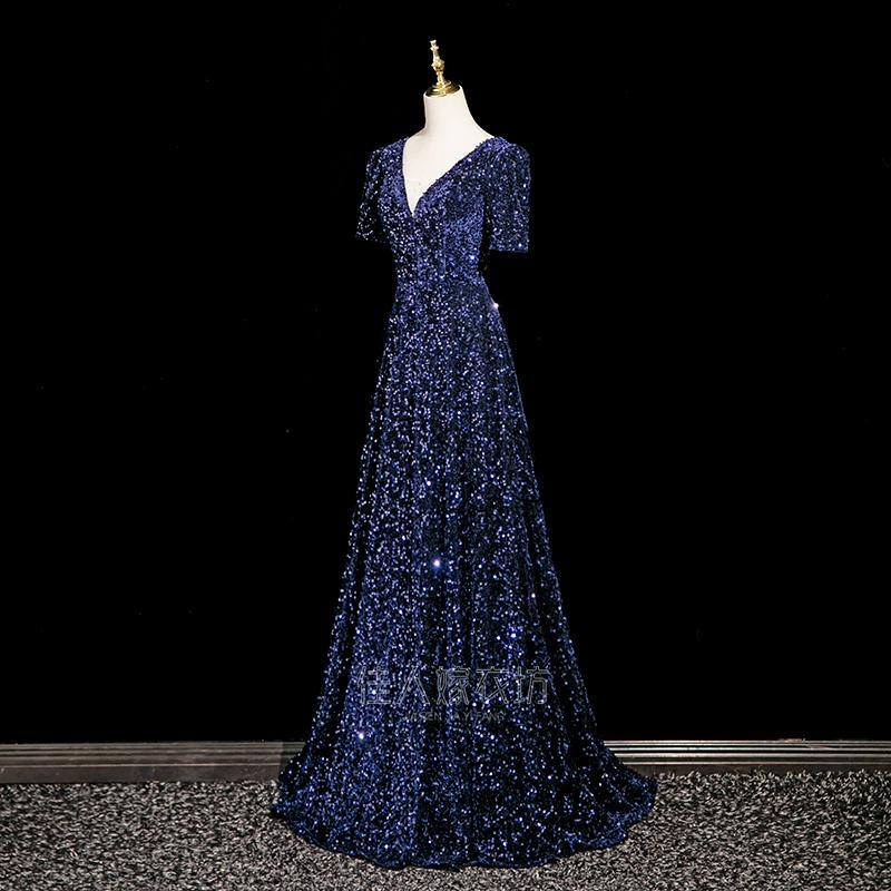 Evening Dress for Women, Banquet 2026 New Style, High-End Choir Performance, Annual Meeting, Piano Solo, Conductor Dress, Host Evening Dress for Women, Banquet 2026 New Style, High-End Choir Performance, Annual Meeting, Piano Solo, Conductor Dress, Host