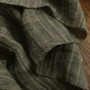 [谷雨] túi vải nguyên bản nặng màu dệt vải lanh mỏng vải thích hợp thiết kế quần áo vải - Vải vải tự làm vải mộc thô