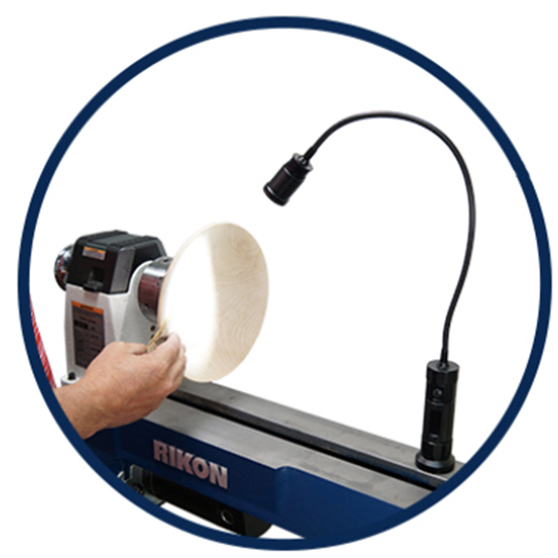 Magnetic LED light work light outlet strong magnetic lamp with saw lathe sand turbine lighting USB charging mounting battery available