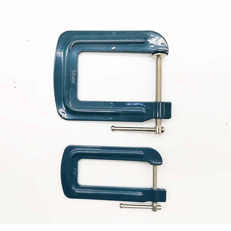 Deep throat G-clamp handmade model vise desktop clamp steel clamp durable lightweight woodworking clamp fixed plank material