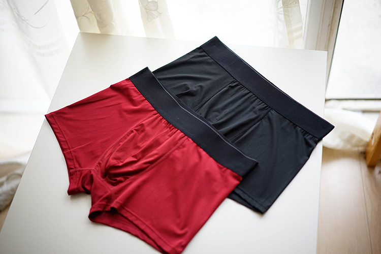 Tất cả Lele Đàn ông Skin Sense Quần lót Ice Silk Boxer Tay áo thoải mái thoáng khí Quần short góc đồ lót nam nữ