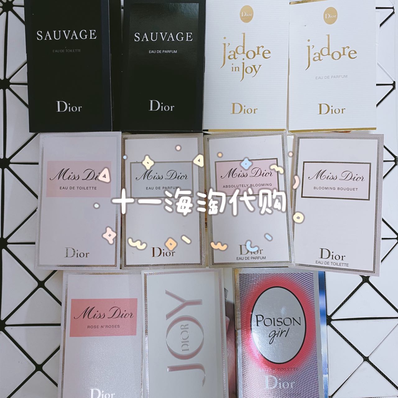 Three Dior True I Dior Miss Flower Flowers Sweetheart Wilderness Miss Dior Light Perfume Test Tube