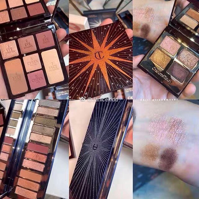 Spot Charlotte Tilbury2019 Christmas limited CT eye shadow disc 12 color four color eye shadow face disc