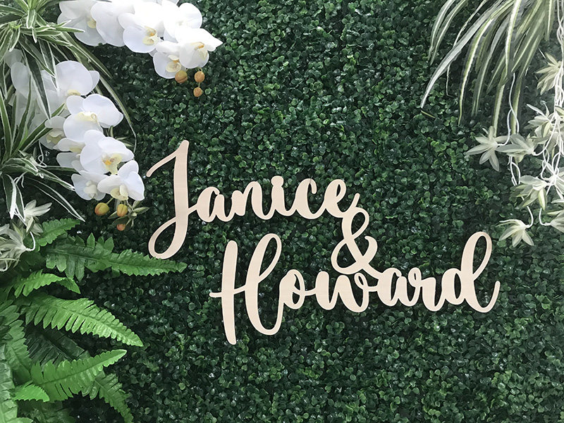 Creative Custom European-style wedding Wedding Hanging letters Name Nameplate Outdoor Wedding swing Wooden Cards Listing-Taobao