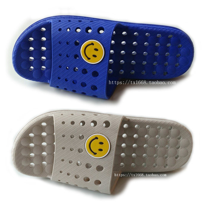 2022 summer bathroom bath tub leaking home indoor men and women bathing hotel soft bottom non-slip indoor men and women slippers