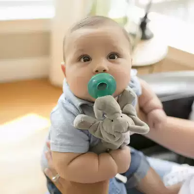 US imported wubbanub silicone pacifier super soft baby plush toy star model