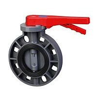 Manual butterfly valve plastic butterfly valve acid base resistant UPVC butterfly valve DN50 65 80 100 125 150 200
