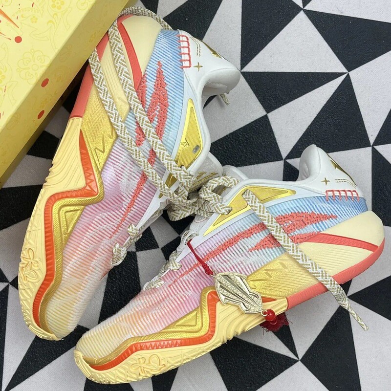Anta Irving Kai3 Basketball Shoes Practical Shock Absorption Wear-Resistant Low-Top Nitrogen Carbon Anti-Slip Nitrogen Technology