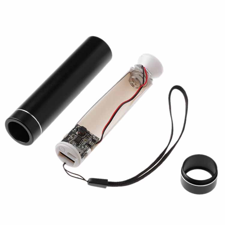 Nhôm phí điện thoại di động kho báu làm tổ trụ son mặt dây chuyền kiểu sling băng đèn pin năng lượng băng cassette - Ngân hàng điện thoại di động sạc dự phòng samsung