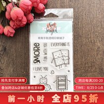  Neat and Tangle More fun Smore fun Imported transparent seal and cutting mold