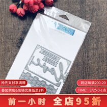  Concord 9th Love Notes Love Notes Imported transparent seal and cutting mold