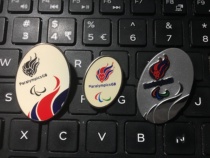 2012 London Olympics badge British Paralympic team LOGO badge Long-haired lion head badge 3 pieces