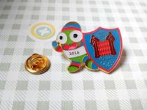 2014南京青奥会徽章 摩纳哥奥委会徽章 摩纳哥NOC吉祥物徽章