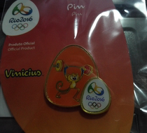 2016 Brazil Rio Olympic Games badges mascot event badges weightlifting badges