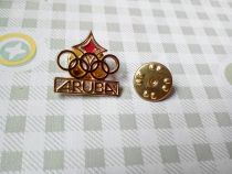 Olympic badge Aruba Olympic Committee badge Aruba NOC gold badge