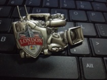 London 2012 Olympic Games Badge Media Badge NBC Camera 3D Badge NBC MEDIA PIN