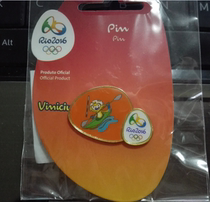 2016 Rio Olympic Games badge in Brazil mascot event badge slalom badge