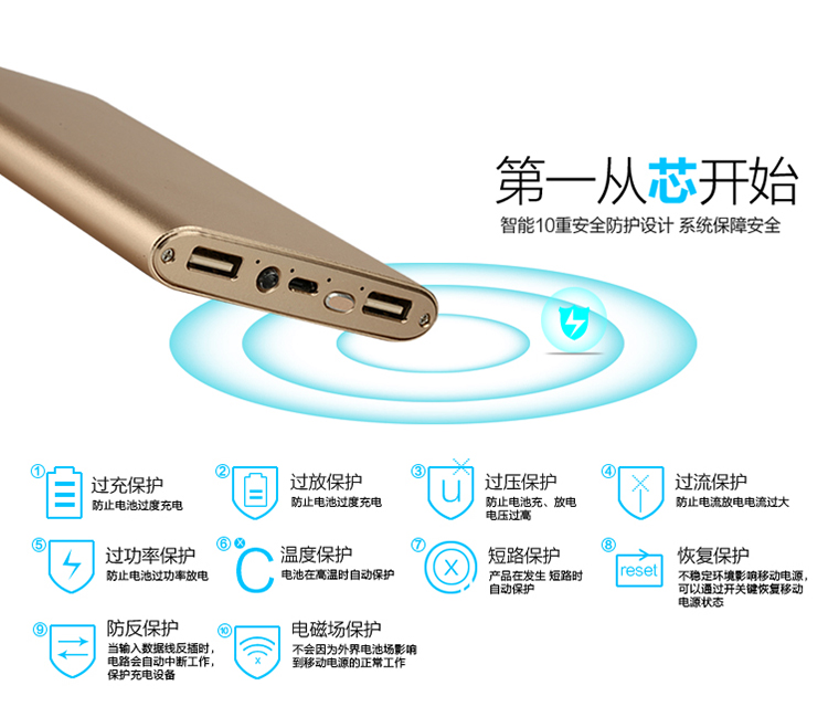 dung lượng lớn có thể sạc lại Po 20000 mA Huawei P20 vinh quang 9 V10 Phổ điện thoại di động 65 điện 8 đầu 8X Mate20 mate10 9 V9 nova 3 mỏng 7X phí nhanh V8 - Ngân hàng điện thoại di động sạc dự phòng chính hãng
