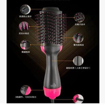 Cross-border hot sale wet and dry fluffy comb negative ion multifunctional straight hair curly hair styling wind comb factory direct sales