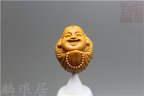 Olive nuclear carving Maitreya handmade nuclear carving single pendant praying for safety Vajra Bodhi star and moon accessories