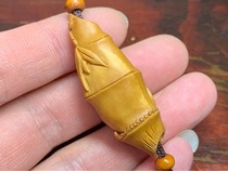 Olive nuclear carving bamboo writing play collection handmade nuclear carving section high single pendant promotion salary increase accessories