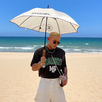 GAHKSTUDIO LA VIBE couture American vintage letter print wash over old T-shirt