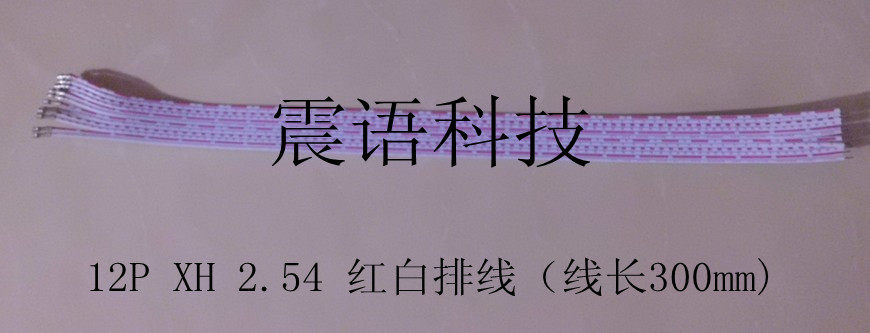 Power line P XH 254 red and white cable length 300mm