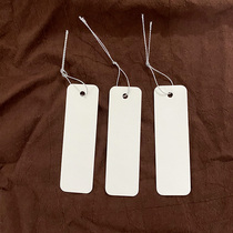 3 blank tags size 3*10cm including sling can write