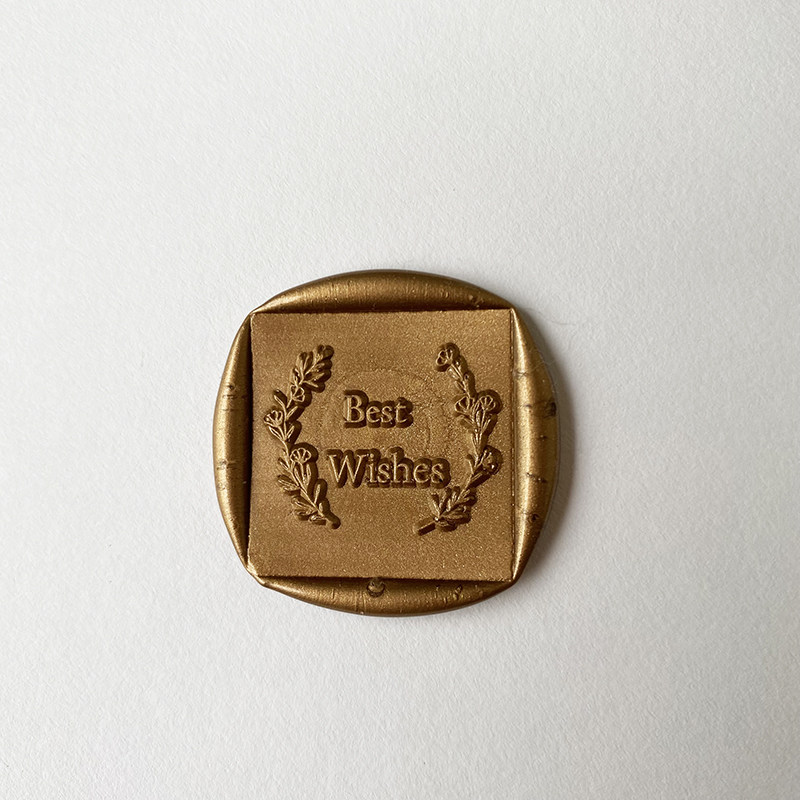 Bestwishes good wishes fire lacquer seal finished product rip i.e. stick side length 25mm