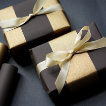 Solid color bronze dark brown gift gift wrapping paper texture special art paper specialty paper