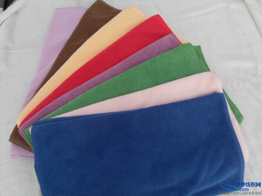 Thick nanometer 30 cm by 60 cm ultra - soft multi - color wipe towel wash 10 pieces of car towel