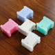 Cross-stitch thread coil wrapping storage auxiliary wire plastic spool manual winding plate embroidery thread segment