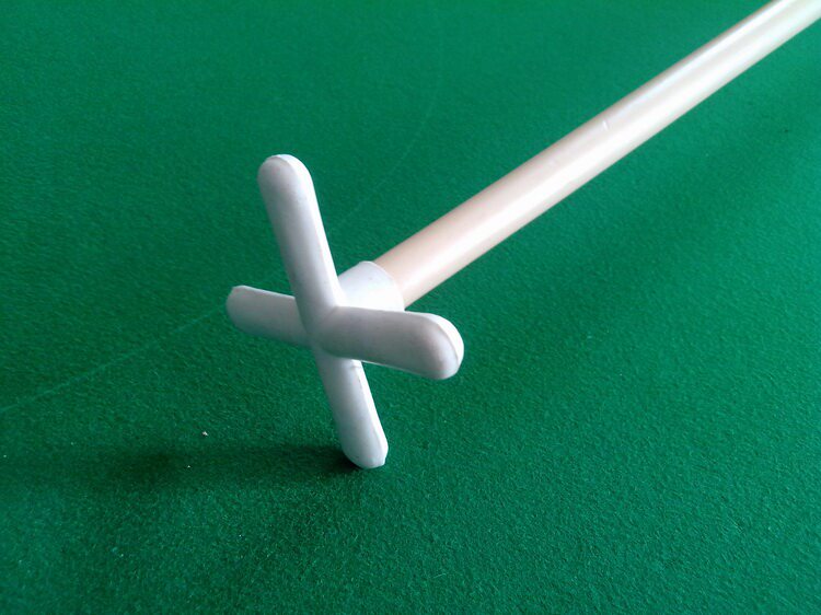 Snooker American billiard club special pole holder plastic cross pole head high frame low club cross fork