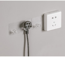 9 910 sets of transparent plug wall bracket kitchen wall strong adhesive hook socket hook