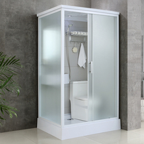 Integrated bathroom decoration integrated toilet independent bathroom custom shower room with toilet