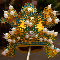 Drama King Hat Emperor Hat Helmet Custom Statue Cap Crown God Cap Crown Cap Imperial Hat Temple and Buddha Supplies