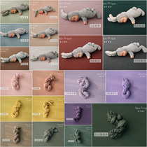 27 color school bully~super soft super elastic solid color background cloth blanket baby ~ eggplant props Newborn photography photo props