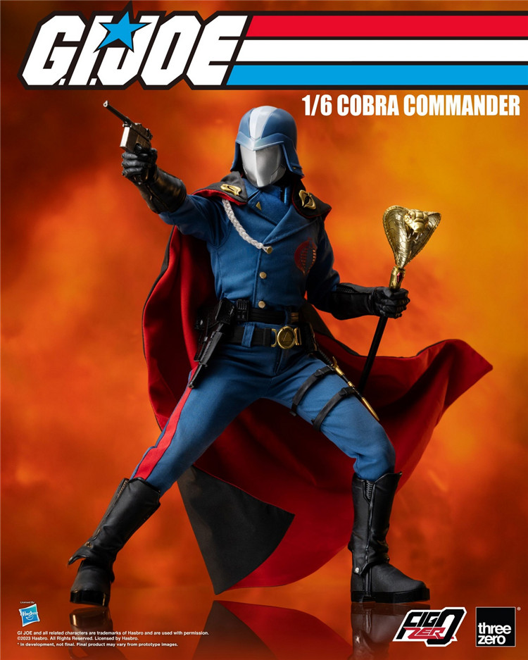 Threezero G.I. Joe 1/6 Cobra Commander Action Figures Model In