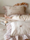 Girlish | French lace four-piece set Australian cotton cotton bedding pure cotton embroidered sheets and quilt cover