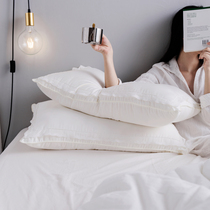 Soft and beautiful milk silk soybean fiber feather velvet fairy romantic lace rolling edge pastoral comfort pillow core