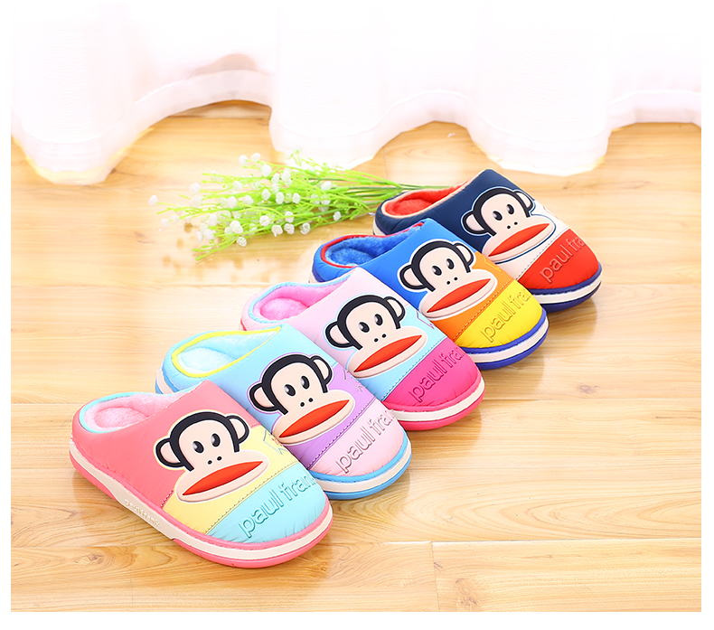 Chaussons enfants en suède pour hiver - semelle caoutchouc - Ref 1017773 Image 19