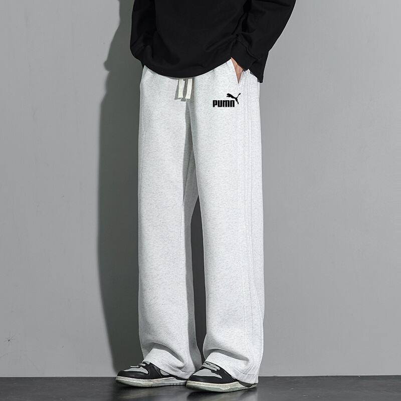 Outlet Store Casual Pants for Men, New Autumn Trendy Brand Versatile Loose Straight-Leg Pants, Men's Sports Casual Wide-Leg Pants