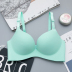 Một mảnh liền mạch vô hình sâu V điều chỉnh womens đánh dấu Bra nhỏ siêu ngực tụ tập dày cốc mỏng loại cốc đồ lót. 