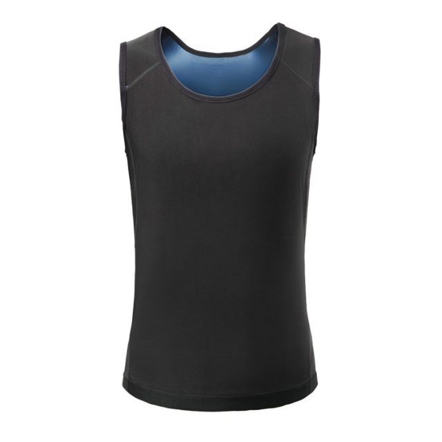 ກິລາຜູ້ຊາຍ Body Tunic Vest Sauna Sweat Fitness Clothes YR Sweat Tummy Control Clothing