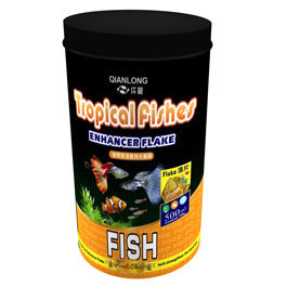 Belt ticket Singapore Thousand-dragon tropical fish Enhanced Flake Feed-Grass Reinforcing Formula 500ml 60g