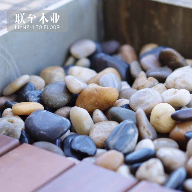 Five-color natural pebble Nanjing Yuhua stone rough succulent pot fish tank decorated with stone small stone courtyard